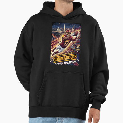 Washington Commanders Hoodie - Custom Art Print Men Women - T-Shirt, Sweatshirt, Hoodie