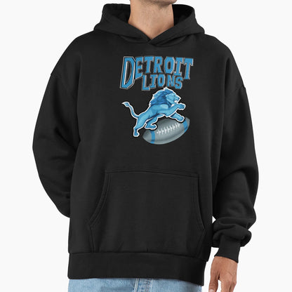 Football Detroit Lions Hoodie - Casual Everyday Wear Unisex - T-Shirt, Sweatshirt, Hoodie