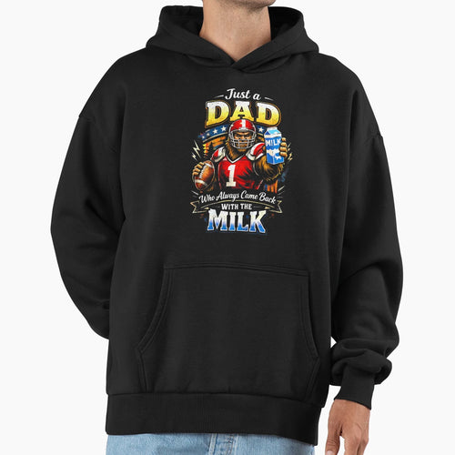 Sasquatch Football Dad Who Always Came Hoodie - Unique Graphic Men Women - T-Shirt, Sweatshirt, Hoodie