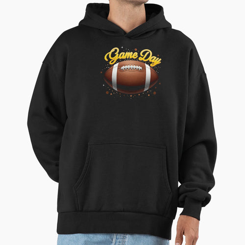 Game Day Football Bling Bling Football Hoodie - Fun Novelty Design Unisex - T-Shirt, Sweatshirt, Hoodie
