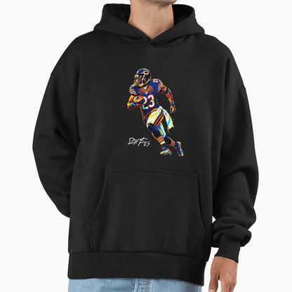 Devin Hester Lightning Run Chicago Hoodie - Casual Everyday Wear Men Women - T-Shirt, Sweatshirt, Hoodie