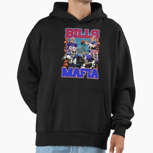 Bills Mafia Hoodie - Custom Art Print Unisex - T-Shirt, Sweatshirt, Hoodie