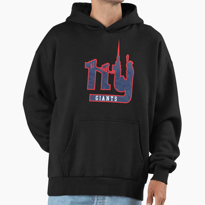 Art New York Giants Hoodie - Casual Everyday Wear Men Women - T-Shirt, Sweatshirt, Hoodie