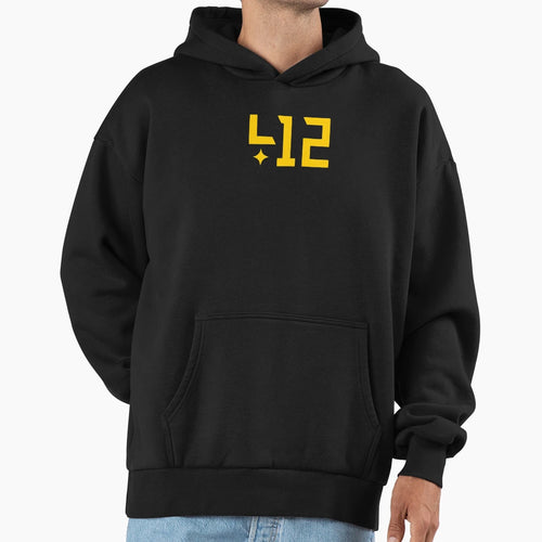 Best Selling 412 Pittsburgh T-Shirt - Fun Novelty Design Men Women - T-Shirt, Sweatshirt, Hoodie