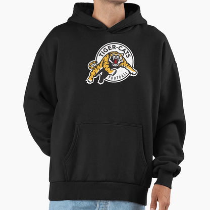 Hamilton Tiger Cats Cfl Logo Hoodie - Graphic Print Unisex - T-Shirt, Sweatshirt, Hoodie