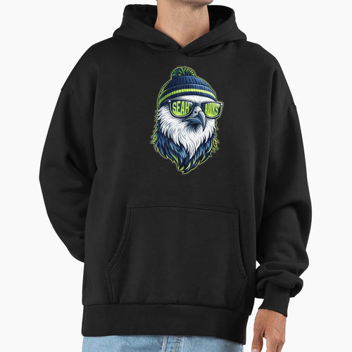 Sea Hawks High School Spirit Go Sea Hawks Hoodie - Streetwear Style Unisex - T-Shirt, Sweatshirt, Hoodie