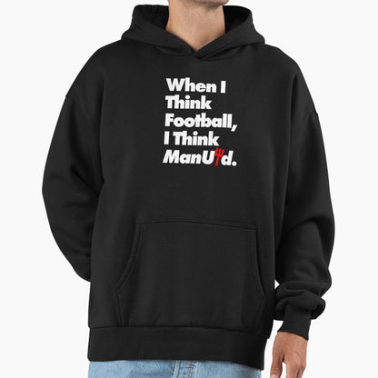 Manchester United Hoodie - Streetwear Style Men Women - T-Shirt, Sweatshirt, Hoodie