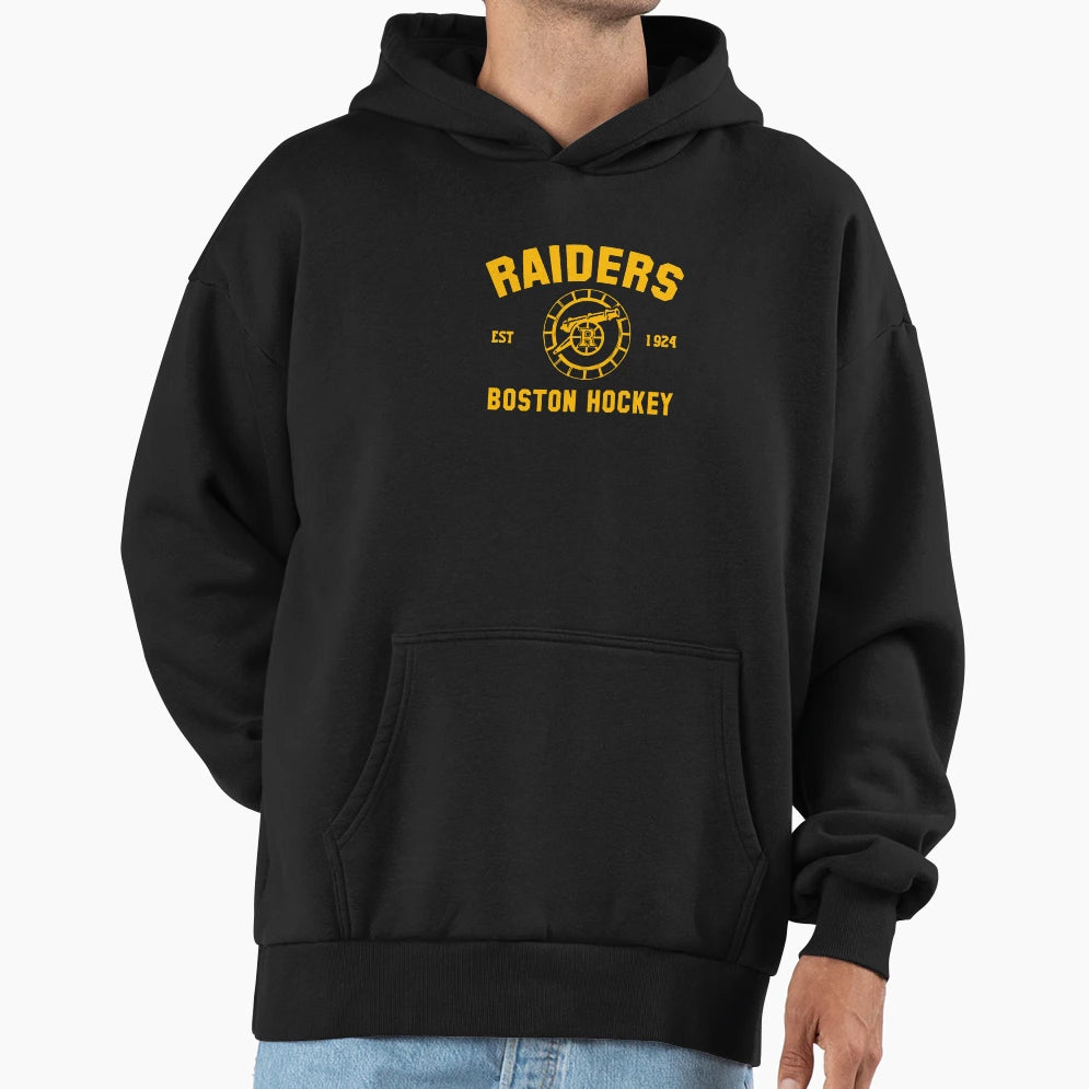 Boston Raiders Hoodie - Custom Art Print Men Women - T-Shirt, Sweatshirt, Hoodie