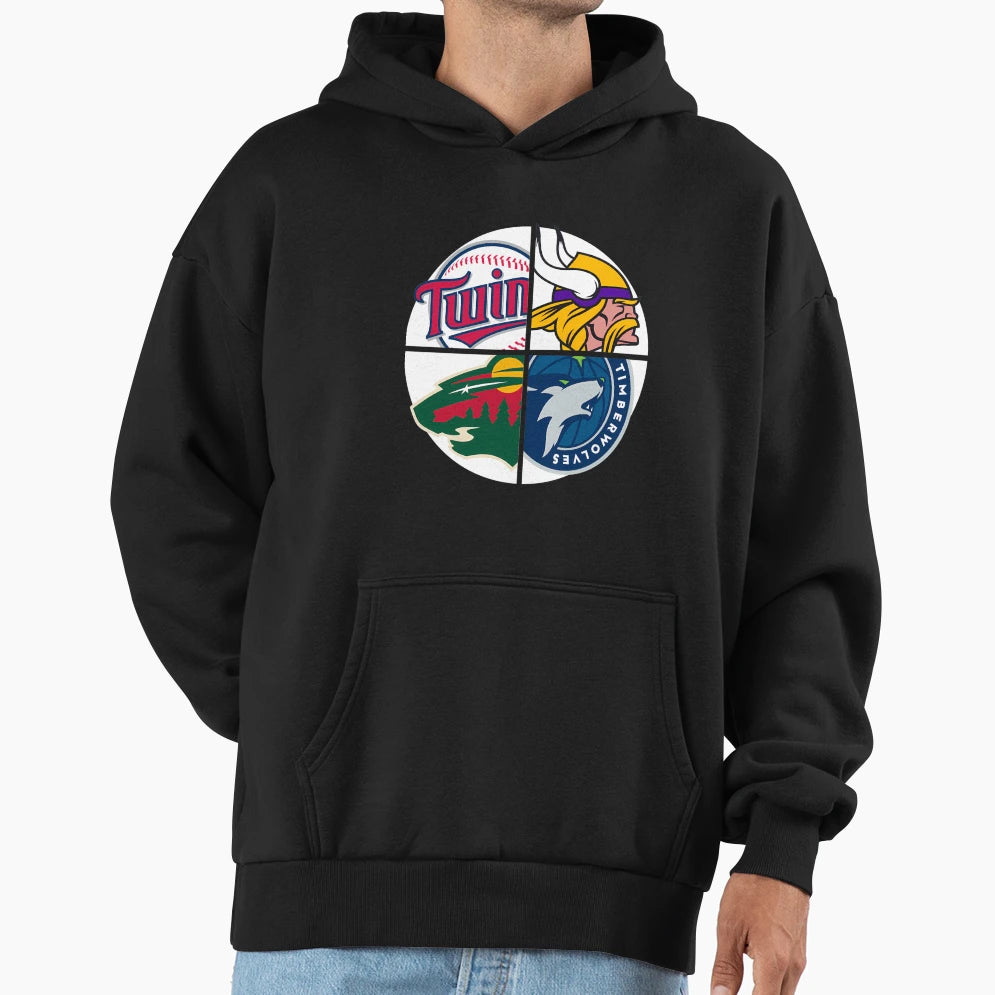 Minnesota Sports Hoodie - Streetwear Style Unisex - T-Shirt, Sweatshirt, Hoodie
