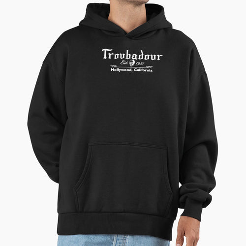 Troubadour Hollywood California Nightclub Hoodie - Novelty Apparel Unisex - T-Shirt, Sweatshirt, Hoodie