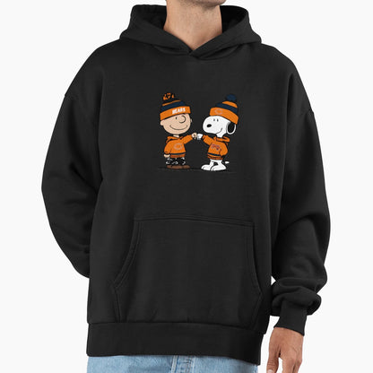 Chicago Bears Snoopy Hoodie - Minimalist Print Unisex - T-Shirt, Sweatshirt, Hoodie