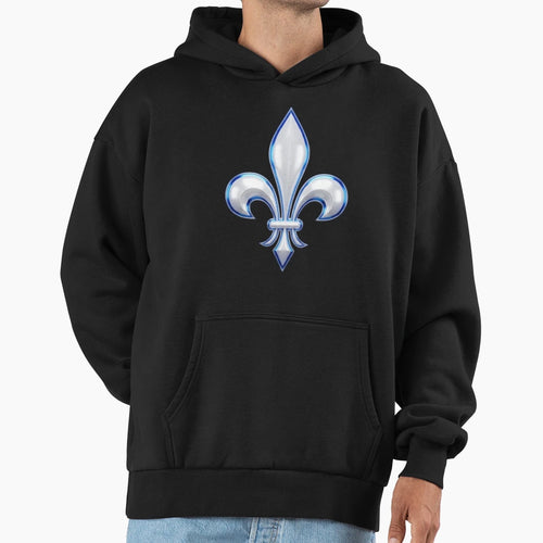 Fleur De Lys Quebec French Canadian Hoodie - Minimalist Print Men Women - T-Shirt, Sweatshirt, Hoodie