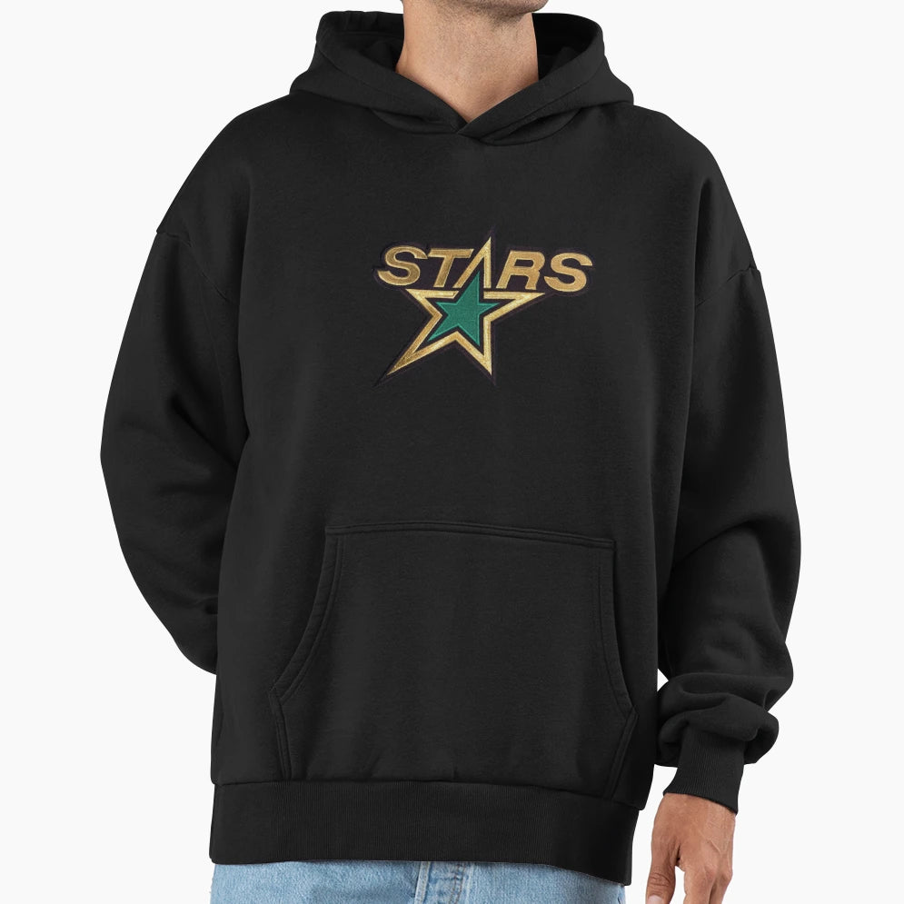 Art Dallas Stars Hoodie - Unique Graphic for Adults - T-Shirt, Sweatshirt, Hoodie