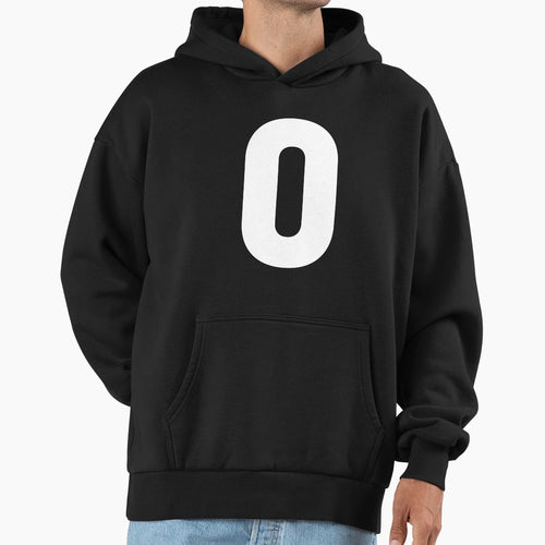Number 0 Hoodie - Aesthetic Graphic for Adults - T-Shirt, Sweatshirt, Hoodie