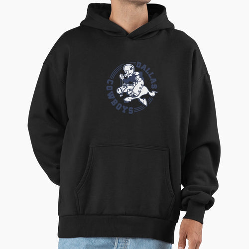 Cowboys D Ll S Logo Hoodie - Casual Everyday Wear Men Women - T-Shirt, Sweatshirt, Hoodie