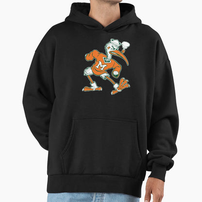 Sebastian Mascot Univ Miami Mascot Hoodie - Unique Graphic Unisex - T-Shirt, Sweatshirt, Hoodie