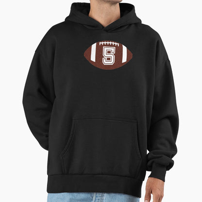 American Football Jersey No 5 Back Hoodie - Custom Art Print Men Women - T-Shirt, Sweatshirt, Hoodie