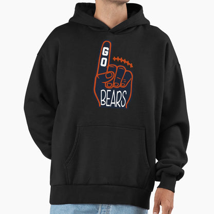 Go Bears Hoodie - Novelty Apparel for Adults - T-Shirt, Sweatshirt, Hoodie