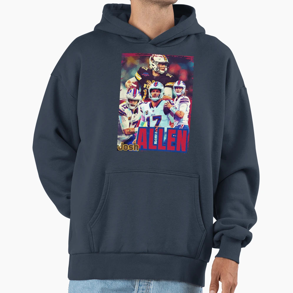 Buffalo Quarterback JA 17 Hoodie - Minimalist Print Men Women - T-Shirt, Sweatshirt, Hoodie