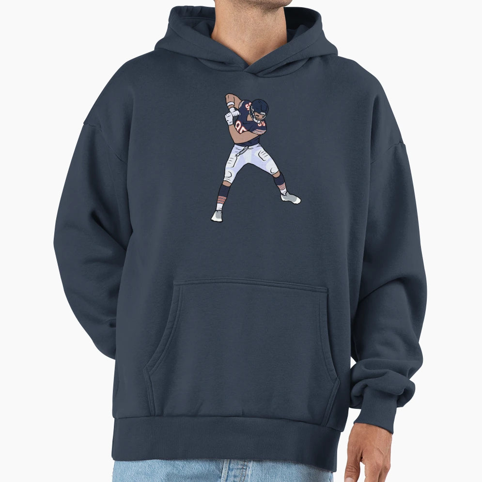 Cole Kmet Home Run Celebration Hoodie - Trendy Graphic for Adults - T-Shirt, Sweatshirt, Hoodie