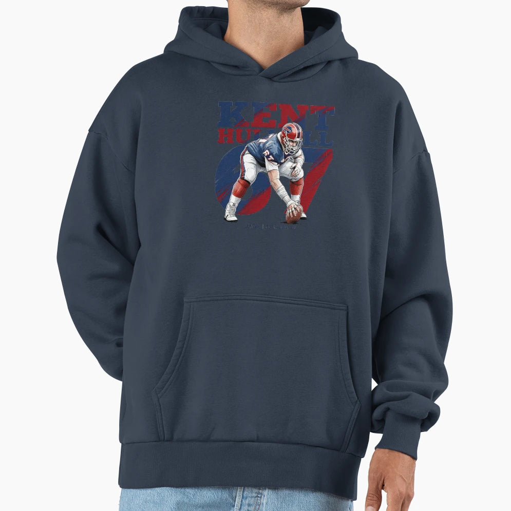 Kent Hull 67 Buffalo Football Legend Hoodie - Unique Graphic Unisex - T-Shirt, Sweatshirt, Hoodie