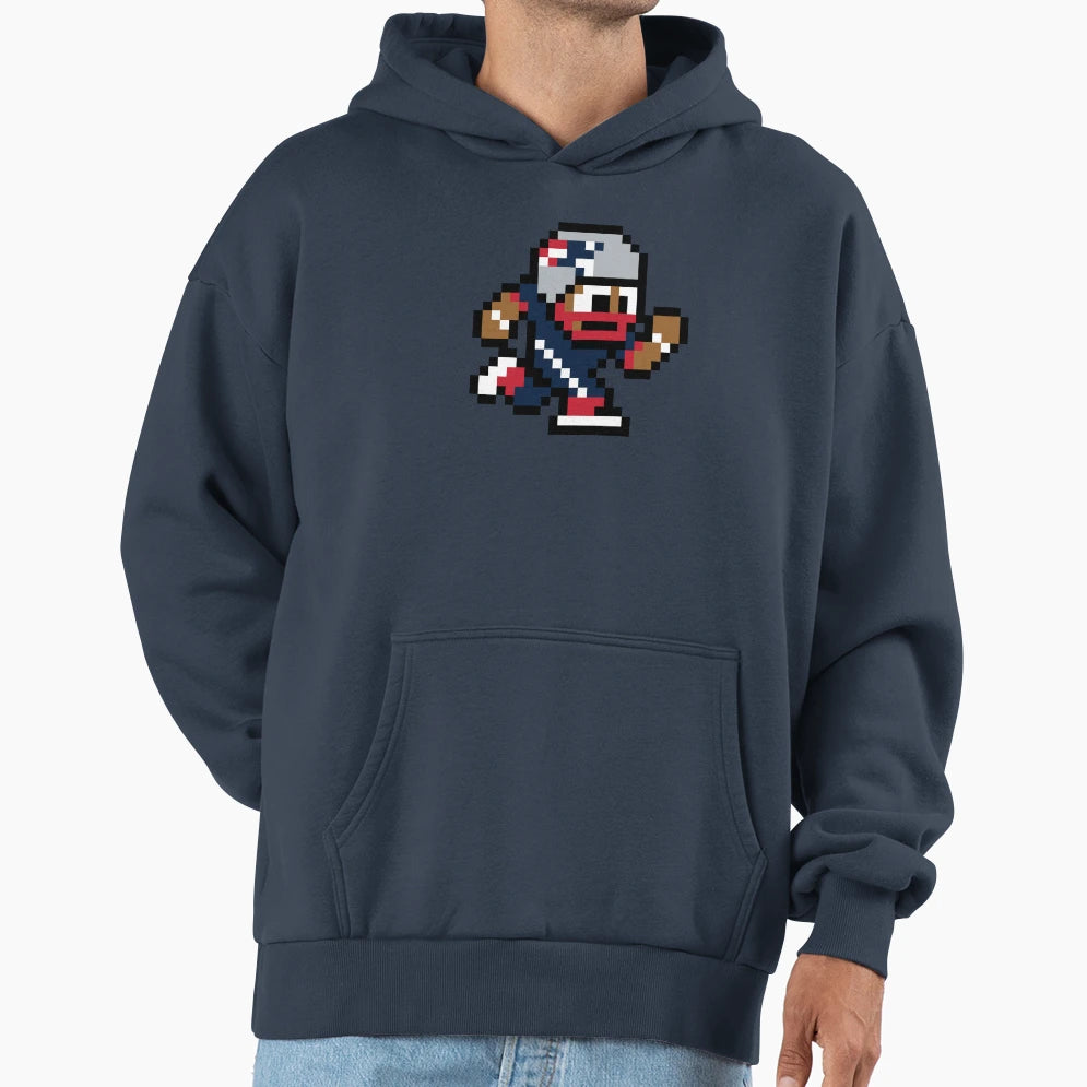 New England Patriots Tecmo Super Bowl Hoodie - Graphic Print for Adults - T-Shirt, Sweatshirt, Hoodie