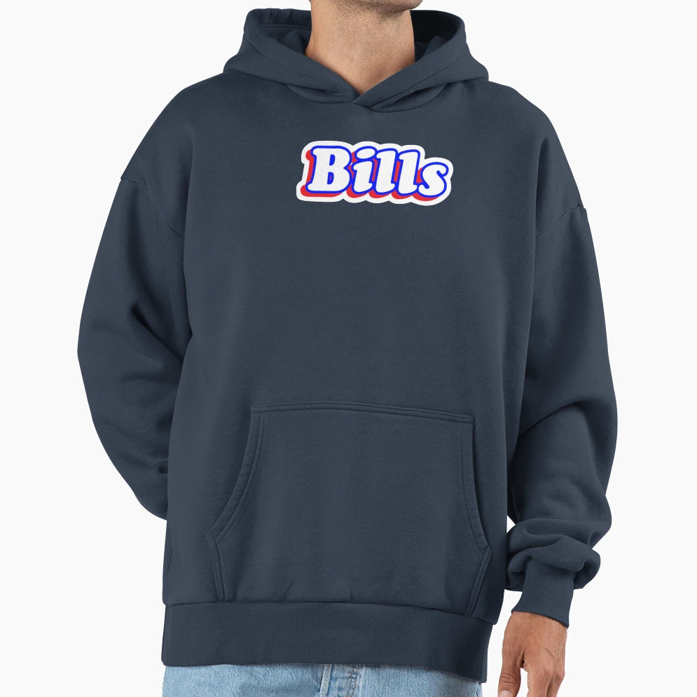 Bills Hoodie - Casual Everyday Wear Men Women - T-Shirt, Sweatshirt, Hoodie