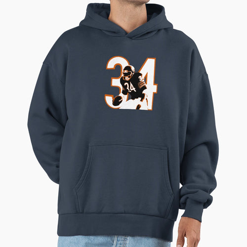Walter Payton Hoodie - Streetwear Style Men Women - T-Shirt, Sweatshirt, Hoodie