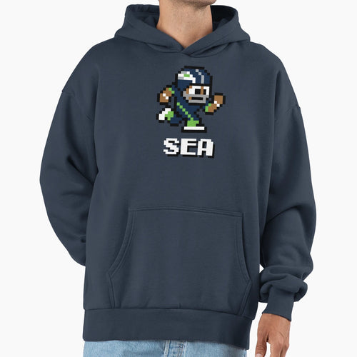 Seattle Seahawks Tecmo Super Bowl Hoodie - Aesthetic Graphic Unisex - T-Shirt, Sweatshirt, Hoodie