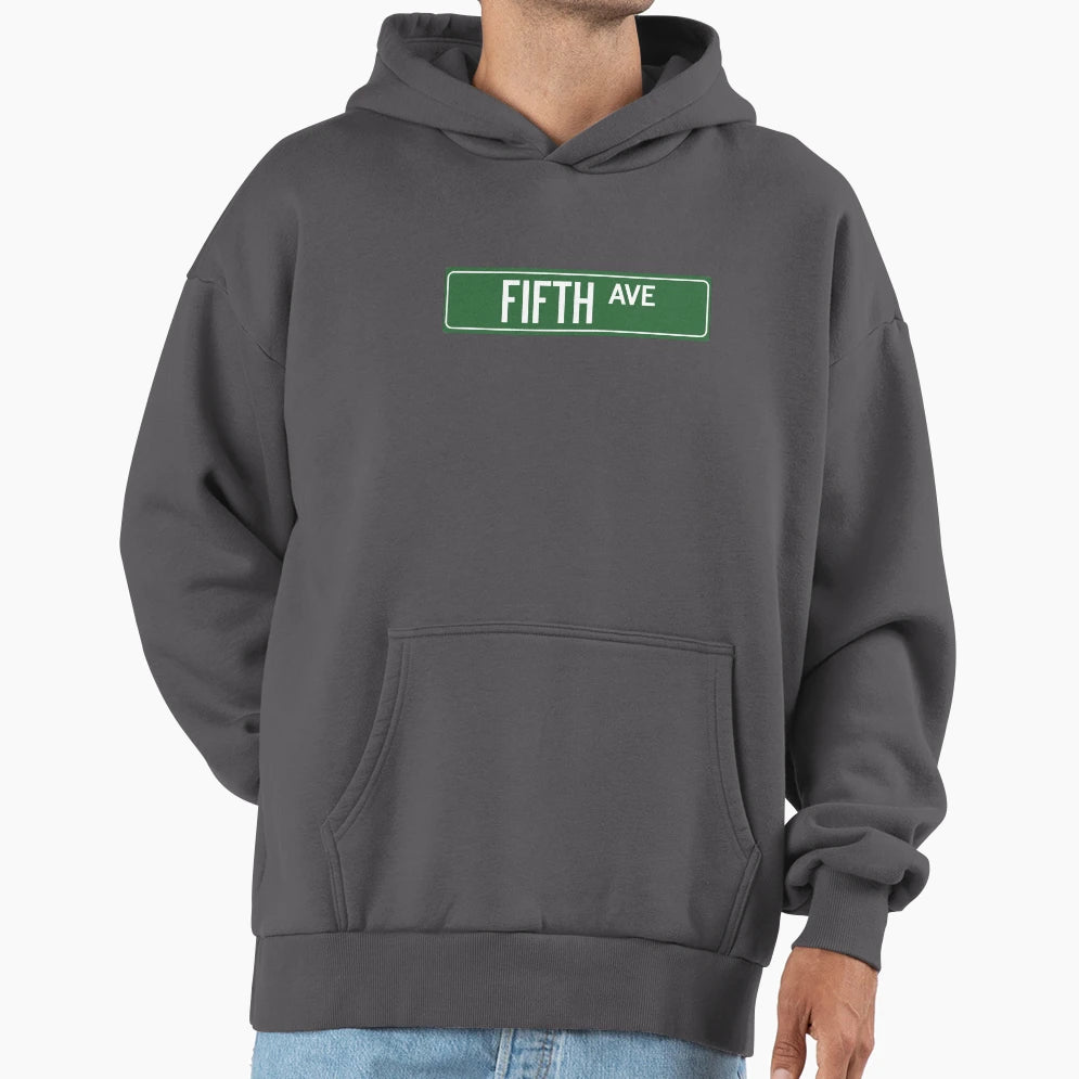 Fifth Ave Nyc Hoodie - Trendy Graphic Unisex - T-Shirt, Sweatshirt, Hoodie