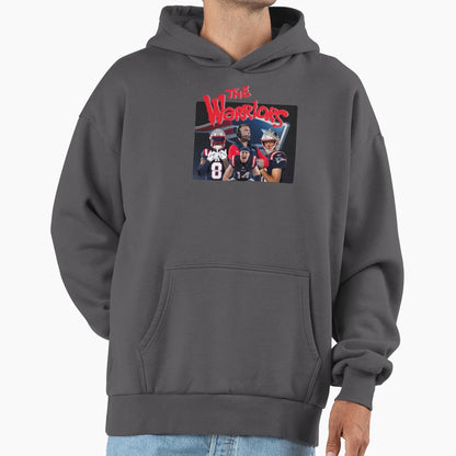 New England Patriots Warriors Super Bowl Hoodie - Trendy Graphic Unisex - T-Shirt, Sweatshirt, Hoodie