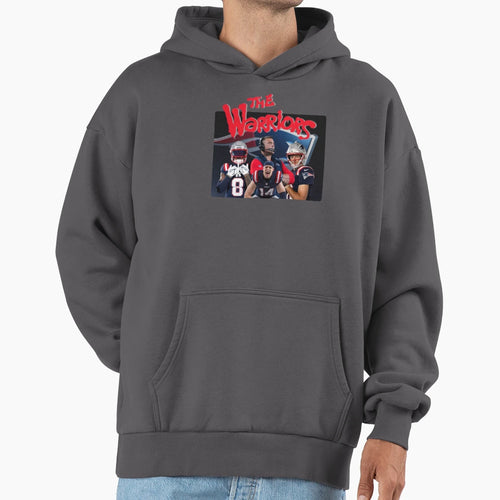 New England Patriots Warriors Super Bowl Hoodie - Trendy Graphic Unisex - T-Shirt, Sweatshirt, Hoodie