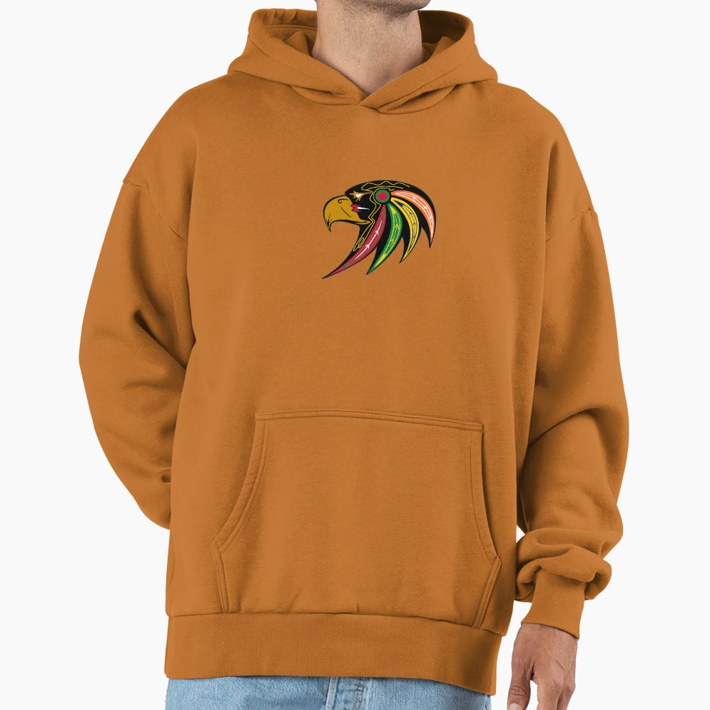 Alternative Blackhawks Logo Hoodie - Fun Novelty Design for Adults - T-Shirt, Sweatshirt, Hoodie