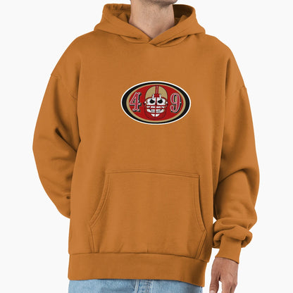 49Ers Skull Hoodie - Minimalist Print Unisex - T-Shirt, Sweatshirt, Hoodie