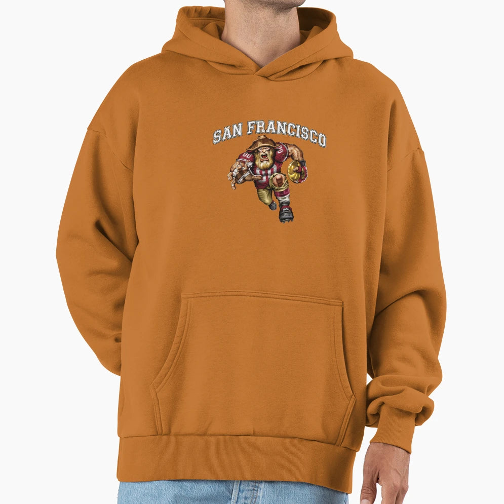 San Francisco Football Hoodie - Novelty Apparel Men Women - T-Shirt, Sweatshirt, Hoodie