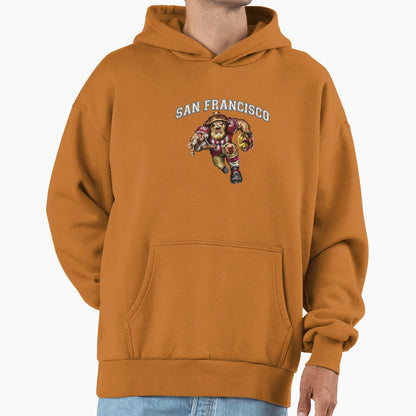 San Francisco Football Hoodie - Novelty Apparel Men Women - T-Shirt, Sweatshirt, Hoodie
