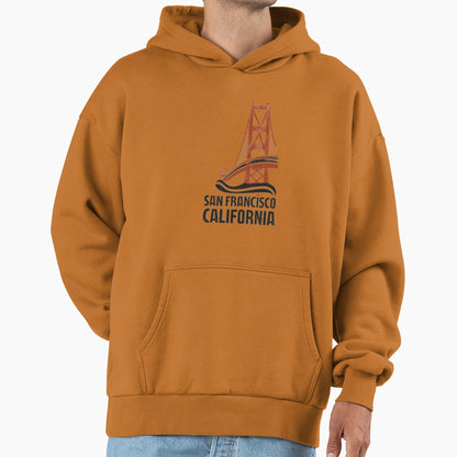 San Francisco California Hoodie - Minimalist Print for Adults - T-Shirt, Sweatshirt, Hoodie