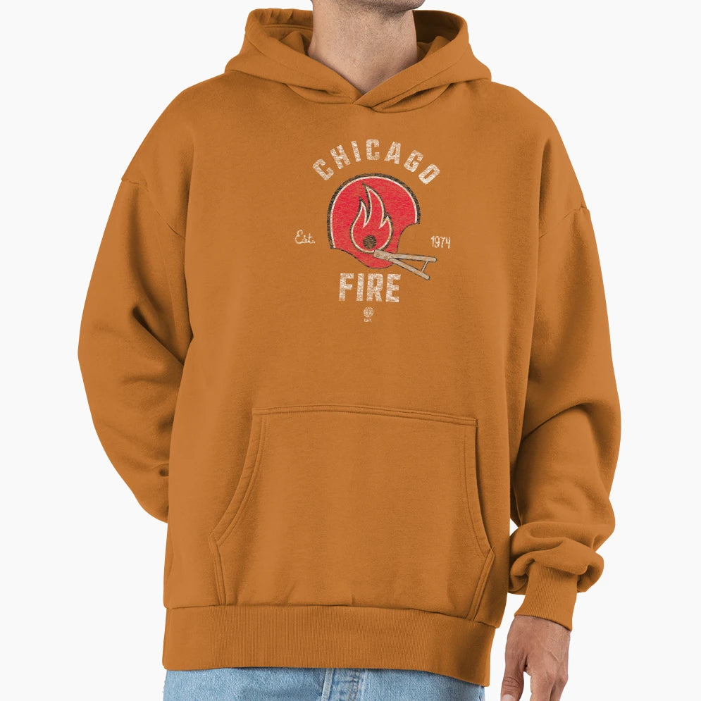 Defunct Series Chacago Fire Hoodie - Graphic Print Men Women - T-Shirt, Sweatshirt, Hoodie