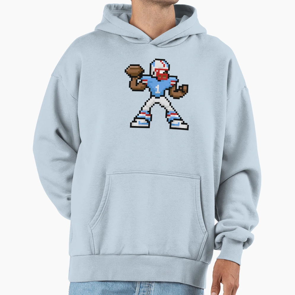 Megaman X Oilers Hoodie - Aesthetic Graphic for Adults - T-Shirt, Sweatshirt, Hoodie