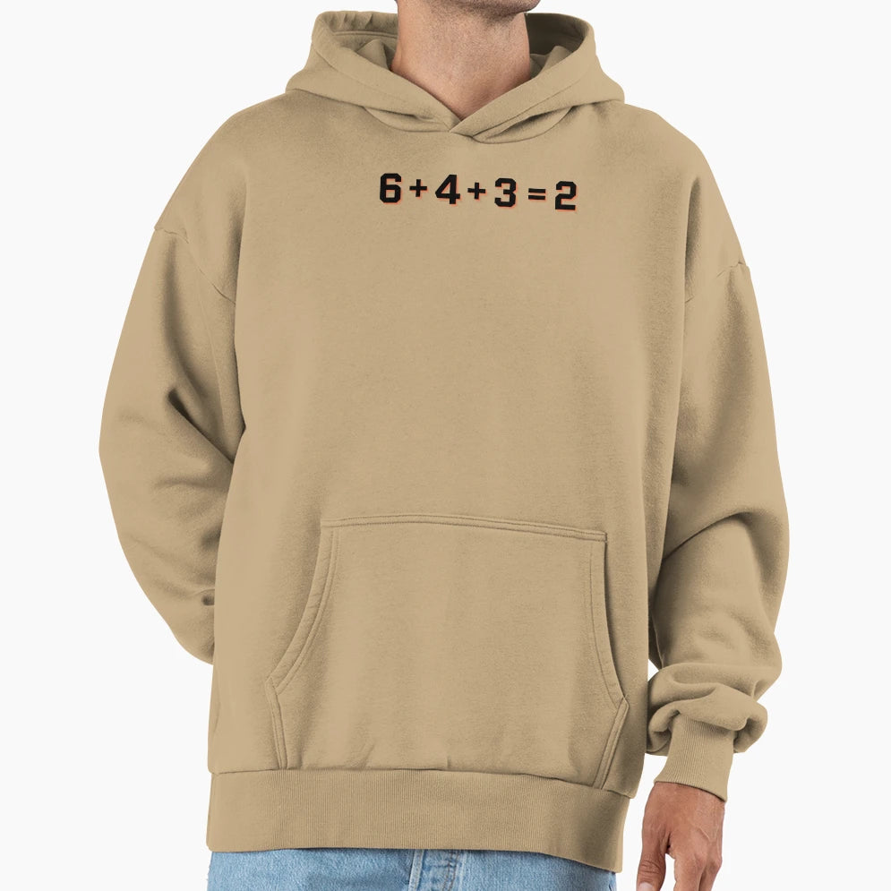 6 4 3 2 Double Play Hoodie - Casual Everyday Wear for Adults - T-Shirt, Sweatshirt, Hoodie