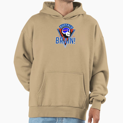 Buffalo Brain Hoodie - Graphic Print for Adults - T-Shirt, Sweatshirt, Hoodie