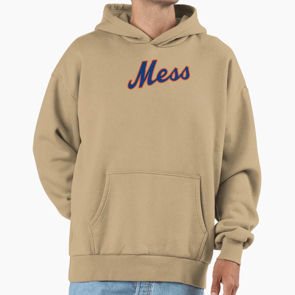 New York Mess Blue Orange Hoodie - Streetwear Style Unisex - T-Shirt, Sweatshirt, Hoodie