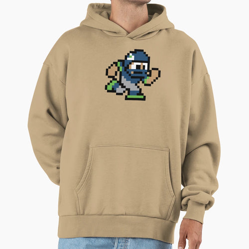 8 Bit Player Seattle Seahawks Hoodie - Trendy Graphic Unisex - T-Shirt, Sweatshirt, Hoodie