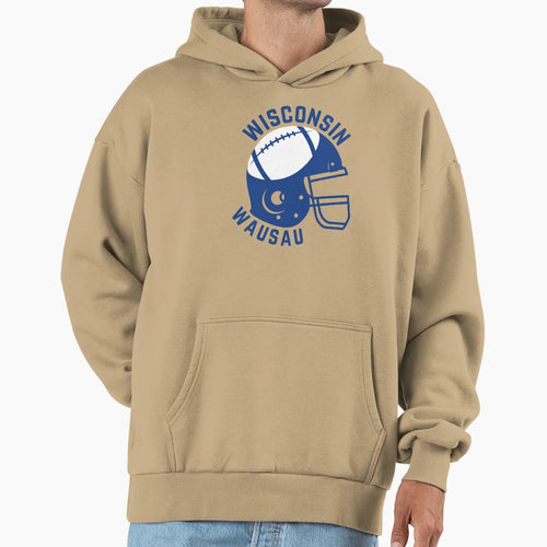 Wisconsin Wausau Football Hoodie - Graphic Print for Adults - T-Shirt, Sweatshirt, Hoodie