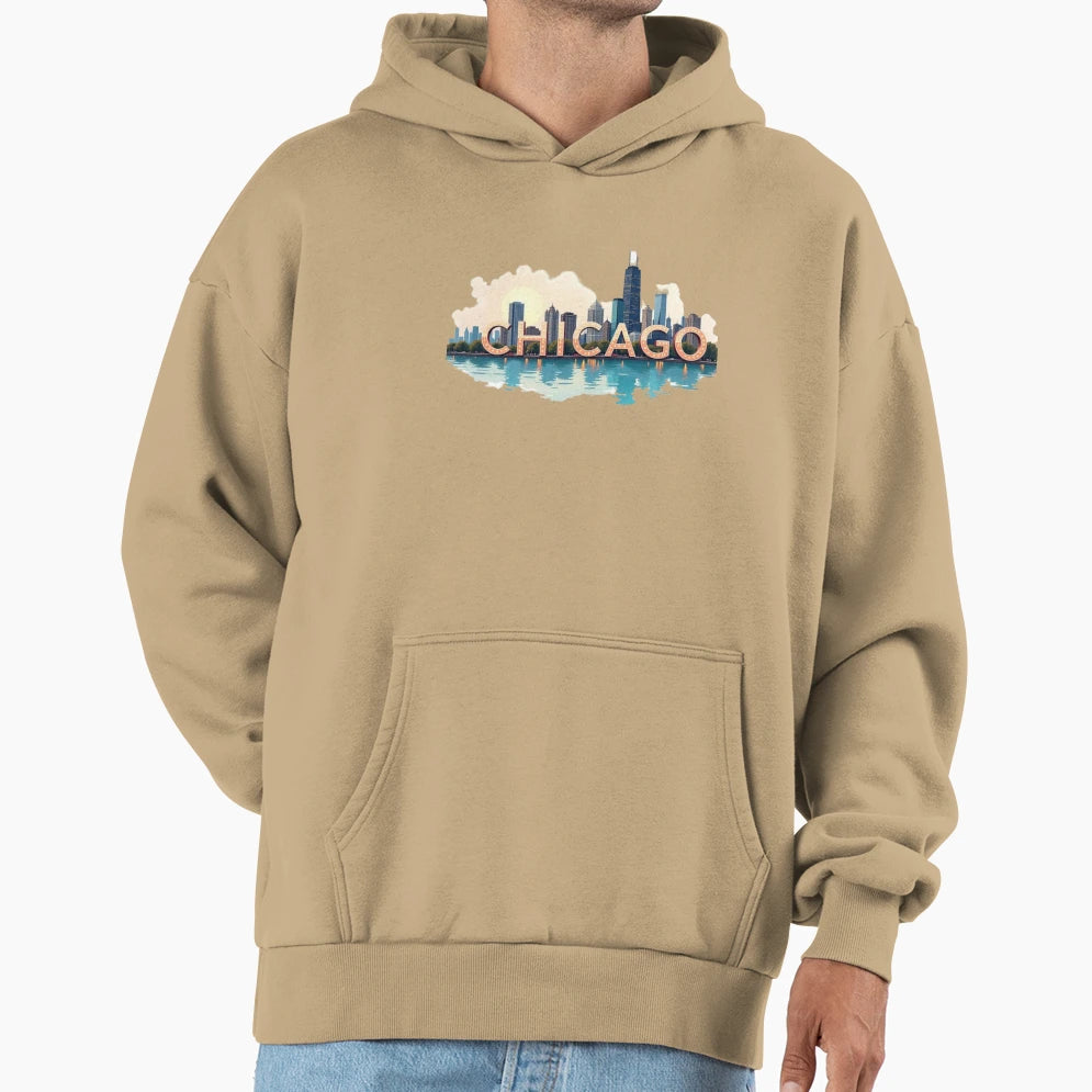 Chicago Hoodie - Fun Novelty Design Unisex - T-Shirt, Sweatshirt, Hoodie
