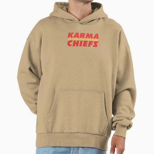 Karma Is Guy Chiefs Eras Tour Karma Hoodie - Trendy Graphic for Adults - T-Shirt, Sweatshirt, Hoodie