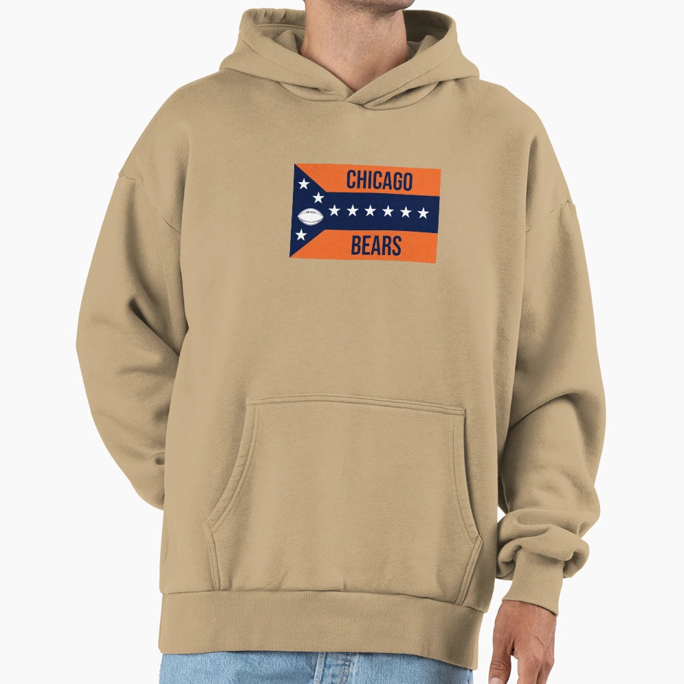 Bears Victory Flag Art Hoodie - Streetwear Style Men Women - T-Shirt, Sweatshirt, Hoodie