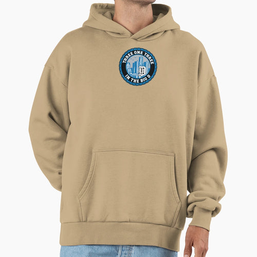Three One Three 313 Big D Detroit Hoodie - Unique Graphic Men Women - T-Shirt, Sweatshirt, Hoodie