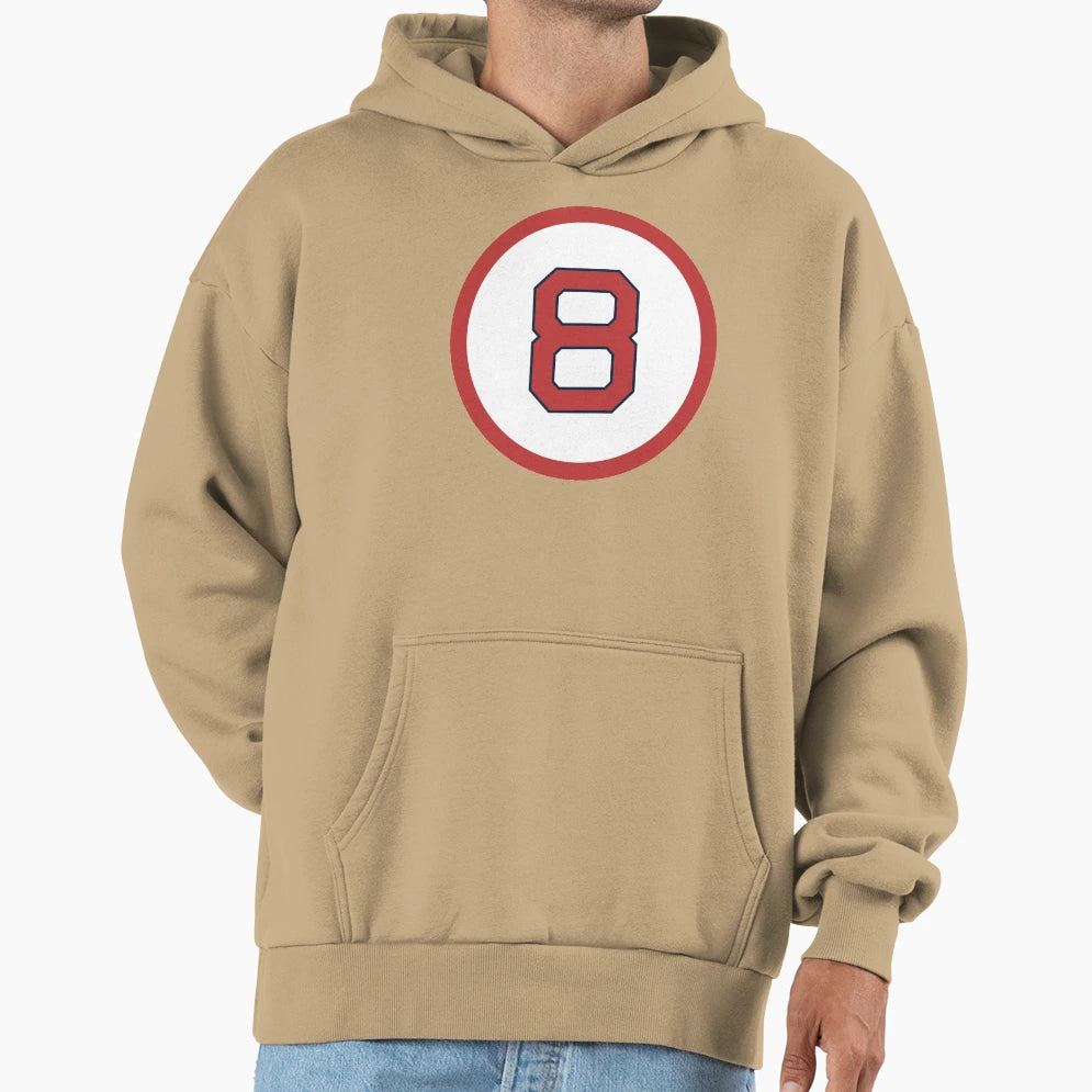 Carl Yastrzemski 8 Jersey Number Hoodie - Trendy Graphic Men Women - T-Shirt, Sweatshirt, Hoodie