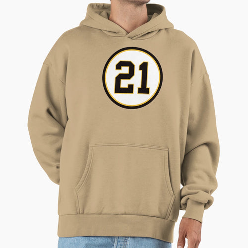 Roberto Clemente 21 Jersey Number Hoodie - Graphic Print Unisex - T-Shirt, Sweatshirt, Hoodie